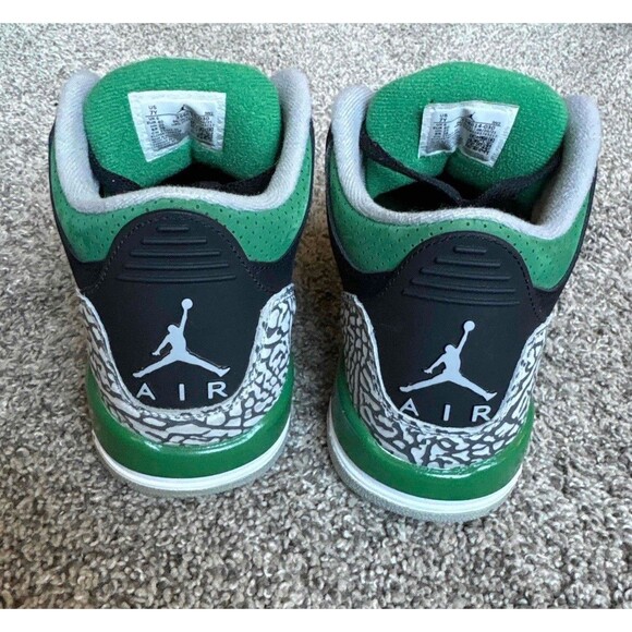 Nike Air Jordan 3 Retro Pine Green Size 7 Youth (Size 8.5 Women's) - Picture 4 of 8